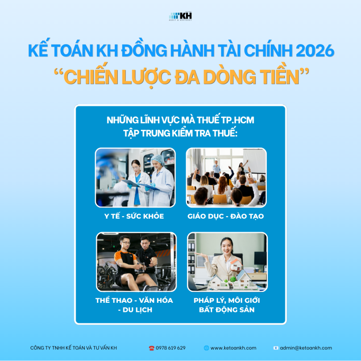 Kế Toán KH Đồng Hành Tài Chính 2026: Chiến Lược Đa Dòng Tiền 