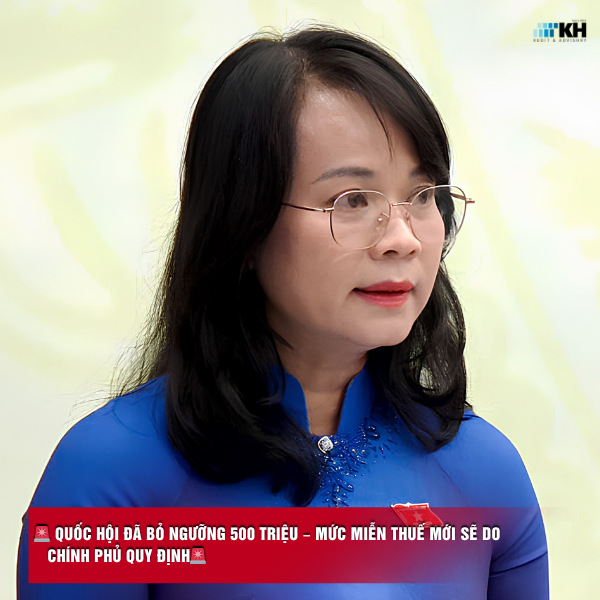 Quốc hội bãi bỏ ngưỡng 500 triệu đồng